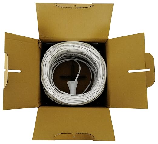 Rockville CL16-250-2 16 AWG 250ft Speaker Wire, CL2 Rated, 100% OFC Copper, 70V/100V/8 Ohm, In-Wall/Ceiling, Color-Coded Conductors, High Temp Resistance, for Home Theater and Commercial Audio