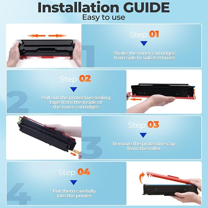 218A Toner Cartridges 3301sdw 3301fdw 3201dw for HP 218A 218X toner Cartridge 4 pack, 3301sdw 3301fdw 3201dw Toner Cartridge, HP218A 218 Toner for Color LaserJet Pro MFP 3301sdw 3301fdw 3201dw 3301cdw