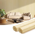 OUZUGIE 2 Pack 96x24 Inch Natural Bamboo Wall Panel – Raw Pole Wrap Paneling for Walls, Ceilings, Cabinets, Furniture – Ideal for Bedroom, Living Room & Office DIY Decor