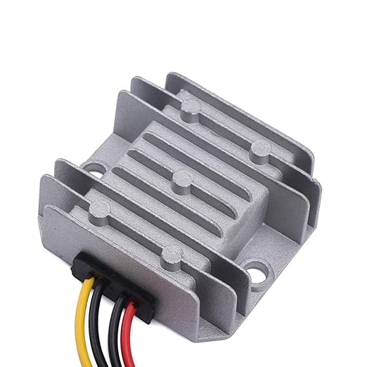MGGi DC/DC Voltage Reducer Converter 12V 24V Step Down to 6V 10A 60W, Power Supply Module Buck Transformer, Waterproof, for Golf Cart, Forklifts, Car
