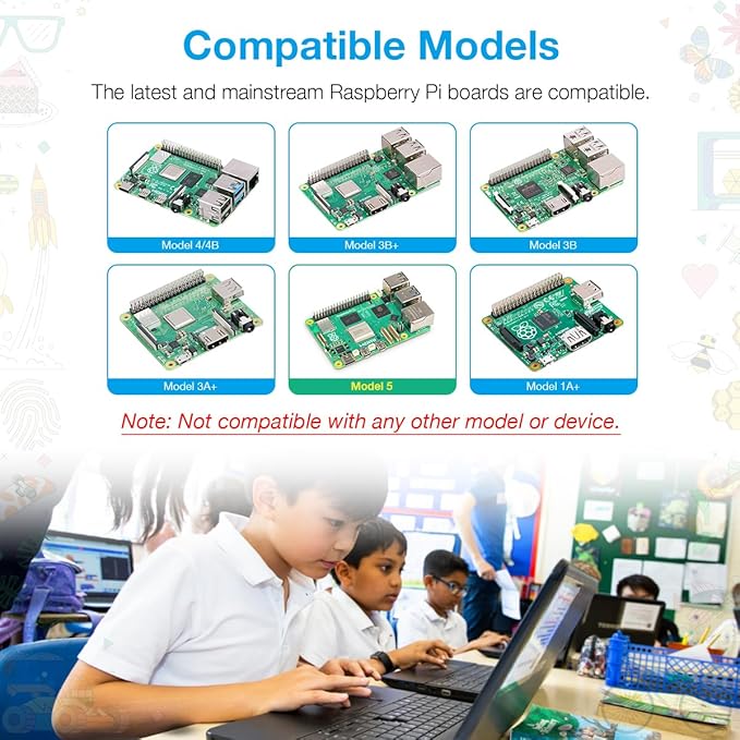 Hosyond 5 Inch Touchscreen IPS MIPI DSI Display Compatible with Raspberry Pi 5/4/3, 800x480 Pixel Capacitive Screen Driver-Free Interface