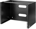 StarTech.com 8U Wall Mount Patch Panel Bracket - 13.75 inch Deep - 19" Patch Panel Rack for Shallow Network Equipment- 80lbs Capacity, TAA (WALLMOUNT8)