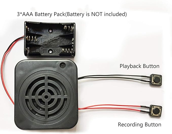 Voice Recording Greeting Module,Voice Recording Playback Module Sound Recording Chip DIY Card, Recording Box Sound Chip Module DIY Music Audio Cards for Kids Gift Toy(4mins)