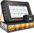 2026 FOXWELL Scanner NT809BT Wireless OBD2 Scanner Diagnostic Tool with 30 Resets, All System Bidirectional Scan Tool, Diagnostic Scanner for All Vehicles, 99% Active Test, FCA, 3-Year Update, Orange