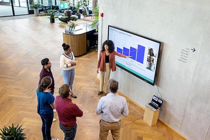 Promethean ActivPanel LX WS Digital Whiteboard for Office or Classroom, 4K UHD, Interactive Display, OS Flexible Device, 3 Year Onsite Support (75")