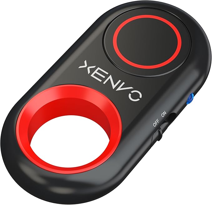 Xenvo Shutterbug - Camera Shutter Remote Control - Bluetooth Wireless Selfie Button Clicker - Compatible with iPhone, iPad, Android, Samsung, and Google Pixel Cell Phones, Smartphones and Tablets