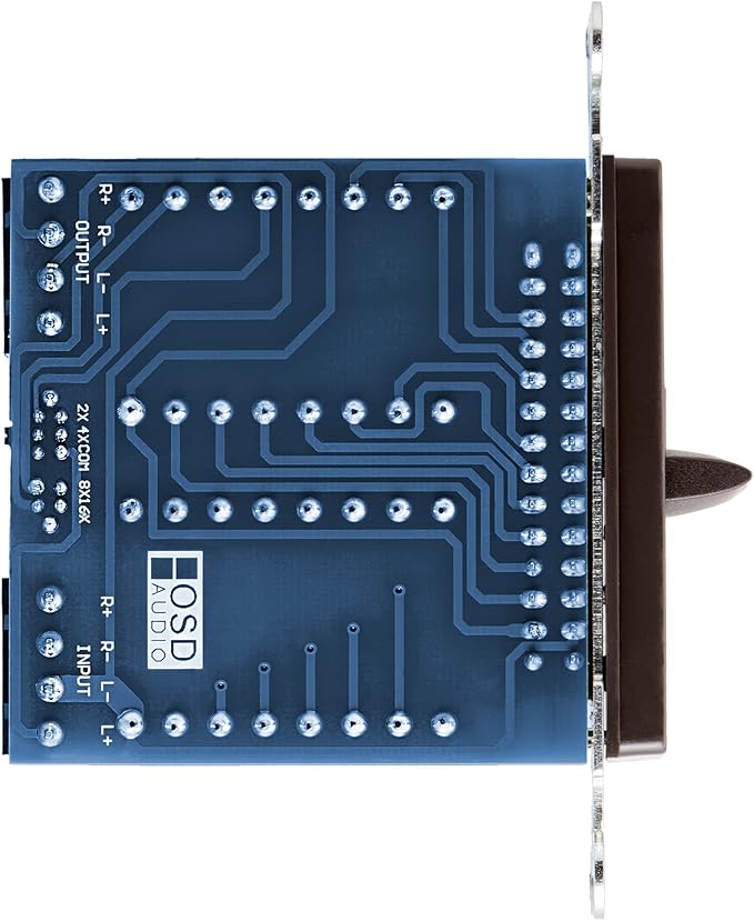 OSD Audio 300W in Wall Volume Control Impedance Matching for Home Speakers, Slider Brown VMS300