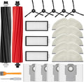 20 Pack Accessories Compatible with ROBOROCK Q5 Pro/Q5 Pro+,Q8 Max/Q8 Max+ Vacuum Robot,Parts Include:1 Dual Roller Brush,5 Side Brush,3 HEPA Filter,5 Mop Cloth,4 Dust Bag,1 Cleaning Tool&1 Screwdrive
