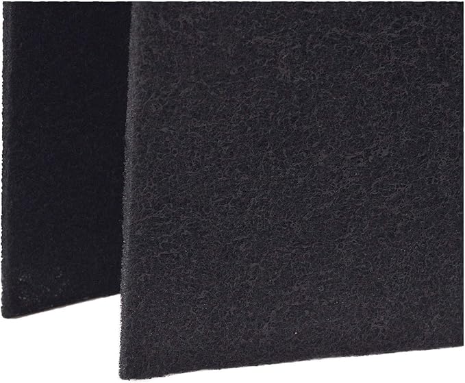 Breathe Naturally Universal 6x48 Cut-to-Fit Activated Carbon Filter (4 Pack) Charcoal Air Filter Sheet for Air Purifiers