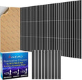 BSHEAD 8 Pack 2-Layer Large Soundproof Wall Panels, 15.7 x 15.7 x 0.43 in Sound Proof Foam Panels for Walls, 0.9lb/ft³ High Density, 3D Acoustic Panels,Artistic Noise Dampening Panels Black&White