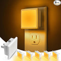 L LOHAS LED Night Lights Plug into Wall,[6-Pack] Plug in Night Light,Dusk to Dawn Sensor, 1800K Amber Light,0.3W Bright Nightlight Auto-On/Off for Adults Bedroom Bathroom Hallway Halloween