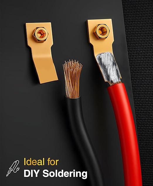 BlueRigger 16 Gauge Speaker Wire (50FT, 16 AWG, Speaker Cable, CCA, HiFi Stereo, Polarity Identification) - Car Audio Wire for Home Theater, Surround Sound Systems, Automotive Amps, Banana Plugs