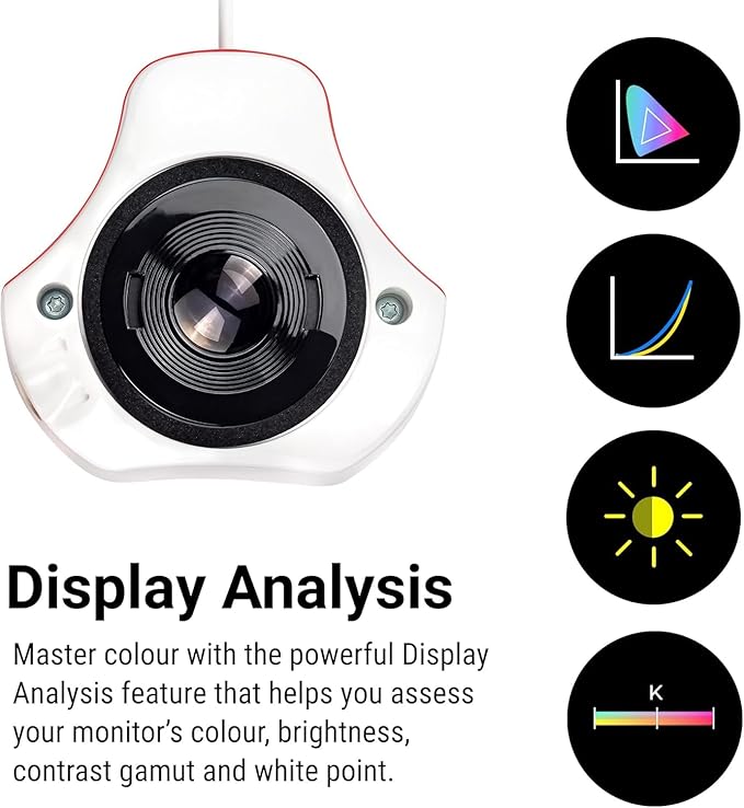 datacolor Spyder - Monitor Calibrator for Graphic Designers, Photographers, and Content Creators, Shows You True Colors, Works on OLED Monitors & LED Screens, Easy-to-Use Color Calibration Tool