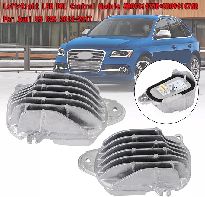 SOCAL-LED LIGHTING 8R0941476B Right Daytime Running Light DRL Headlight Insert Diode Module LED Control Unit Fits for Q5 SQ5 2013-2017