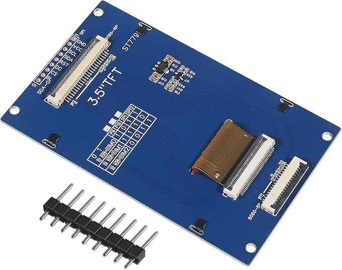 XIITIA 2pcs 3.5" SPI TFT LCD Display Module 320x480 RGB LCD Screen 3.3V ST7796 Drive SPI Interface 8pin Full Color for Arduino DIY