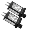 2PCS Replacement 12V 1A LED Transformer JT-DC120V1000-F Class 2 Power Supply Adapter Ip44 LED Light Controller Low Voltage Transformer for Christmas String Light Inflatable Decorations (12V12W 2PCS)