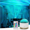 HUMIIEYE Northern Light Projector, Battery Operated Aurora Night Light with Timer Function, 13 Colors Galaxy Lamp Ripple Ceiling Projector Mood Ambient Lighting for Bedroom Adults Kids Room Girl Gift