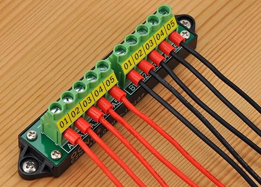 30Amp 300V 2x5 Position Terminal Block Distribution Module. OONO D-1662GP