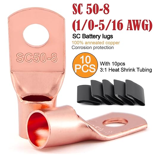 1/0 Gauge Wire Copper Clad Aluminum CCA (20Ft Each Black/Red) Primary Automotive Wire,1Pcs 250A ANL Fuse Holder,Battery Cable for Car Audio Speaker,Solar,RV Trailer Amp Wiring