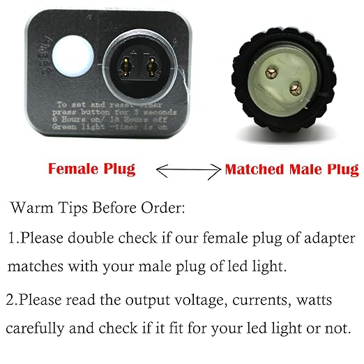 2 Pcs 8 Mode Light LED Transformer 12V LED Controller Class 2 Power Supply,Transformer US Plug Adapter Replacement for String Light, not Fit 8 Mode with Control Box and 1 Mode String Light