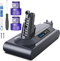 Keenstone 25.2V 8000mAh Battery Replacement for Dyson V10, Upgraded Li-ion Battery for V10 Animal V10Absolute V10Motorhead V10Fluffy V10Total Clean SV12 Vacuum Cleaner, 2 Post-Filter Included