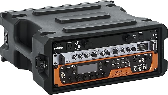 Gator Cases Pro Series Rotationally Molded 4U Rack Case with Standard 19" Depth, Made in USA (G-PRO-4U-19)
