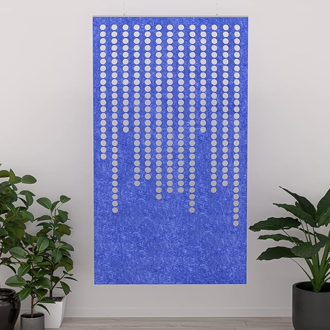 Escape Acoustic Wall Art | Matrix Design | Suspended Sound Proofing Panels | Eco-Friendly Recycled Material | 4X4 | Orange