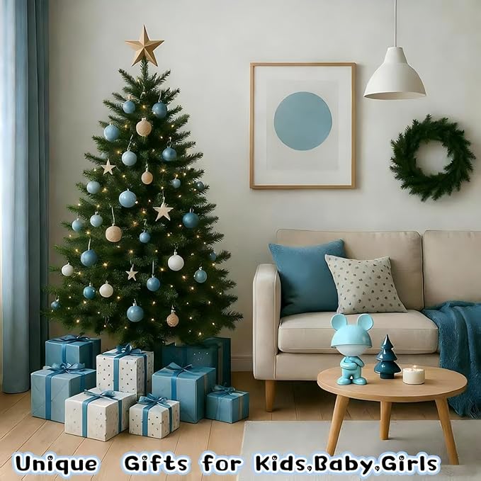 ShonlPin Night Light for Kids,Rechargeable Table Lamp,Touch Lamps for Nightstand,Dimmable,Breastfeeding,Nursery,Sleep Aid,Bluey Cute Decor Gifts Stuff for Baby Toddler Boys Girls Christmas Birthday