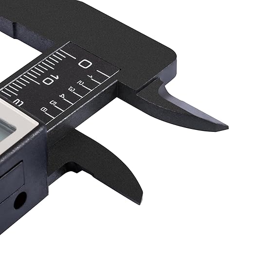 UNIPEC 6″ Digital Caliper – Large LCD, Metric/Imperial/Fraction, 0.0005 in / 0.01 mm, 4-Mode Measure (Outside/Inside/Depth/Step), Hard Case