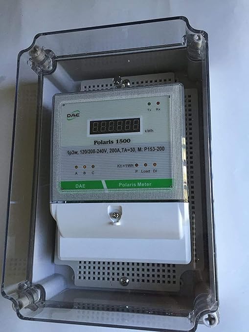 DAE P153-400-S KIT, UL CTEP kWh Smart Submeter 1P3W(2 hot Wire 1 Neutral) 400A 120/240V 2 CTs RS485