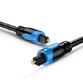 BlueRigger Digital Optical Audio Toslink Cable (3FT, Fiber Optic Cord, 24K Gold-Plated) - Compatible with Home Theatre, Sound Bar, TV, Xbox, PlayStation PS4