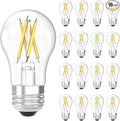 Sunco 16 Pack A15 Light Bulb LED, Edison Style Bulb, Dimmable Vintage Filament Lighting, 800 LM, 7W (60W Equivalent), 2700K Soft White, E26 Medium Base, Wet Rated UL.