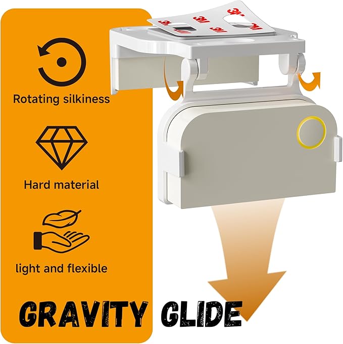 Garage Door Bracket for Ring Alarm Contact Sensor 2nd Gen | Secure Mount with Quick-Snap Clip & Screws | Easy Install Accessory (White Sensor Not Included)