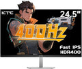 KTC 24.5 Inch 400Hz Gaming Monitor, FHD 1080P 240Hz Computer Monitor, Fast IPS, FreeSync/G-Sync Compatible, HDR400, DisplayPort x2 HDMI x2, VESA, Tilt Adjustable,H25X7
