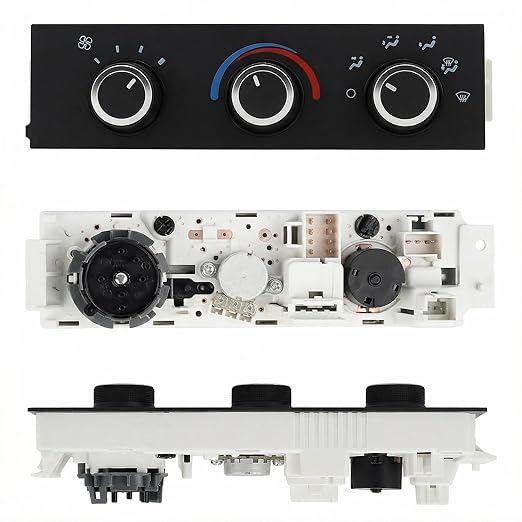 599-293 A/C Control Switch Air Conditioning Climate Control Module, Front Climate Panel for 2001-2014 Chevrolet Express 1500 GMC Savana 1500 2001-2021 Chevrolet Express 2500 3500 GMC Savana 2500 3500