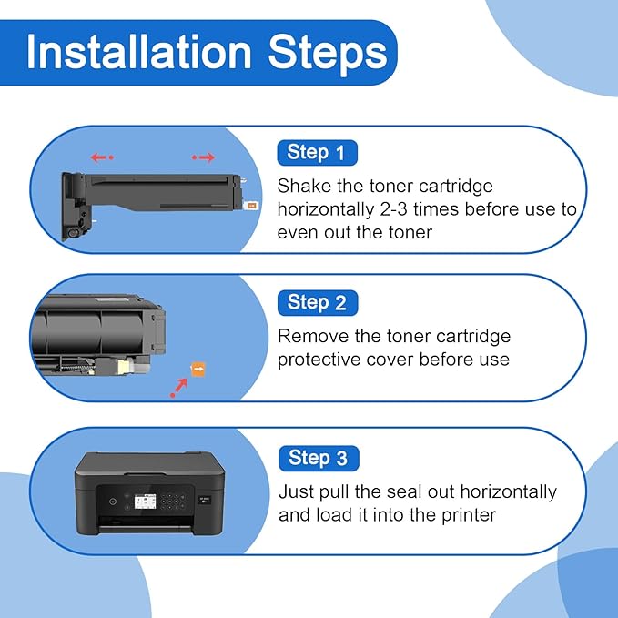 RIOMAN 56A CF256A Black Toner Cartridges High Yield 56A CF256A Toner Cartridge（with Chip） Compatible Replacement for HP MFP M436nda M436n M433A Printer