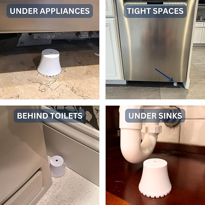 Flood Buzz Small Water Leak Alarm 3-Pack | Ready to Use Right Out of The Box, No Setup Required