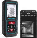 MILESEEY Laser Measurement Tool, 229Ft Laser Measure with Digital Angle Level, Laser Tape Measure with Phone App, Record Data and Make Your own Sketch Support Hand-Drawn Plan/Draw on Picture