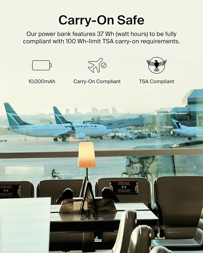 Belkin Portable Charger, Power Bank with Integrated Cable 10000 mAh 20W - Fast Charge USB C Power Delivery - iPhone 17, Air, Pro, Pro Max, iPad, AirPods, Apple Watch, Galaxy S25, & More - Pink