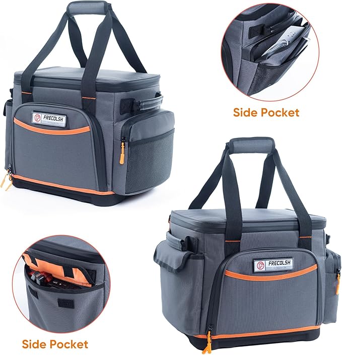 FRECOLSH Travel Carrying Case Compatible with Jackery Explorer 1000, Portable Power Station Storage Case with Water- proof Bottom and Pocket for Jackery Accessories Solar Generator Storage Bag Only