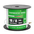 Syston 18/8 Thermostat Doorbell HVAC Heating Control Cable Wire, 100% Solid Copper Conductors CL3R/FT4/CMR Riser-Rated UL/ETL Listed, UV Resistant RoHS for Indoor/Outdoor Low Voltage Applications Use