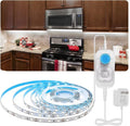 Feuymoent Motion Sensor LED Strip Light - Cabinet Strip Lights with 24W Plug, Dimmer and Timing, 9.84ft 3000K WarmWhite