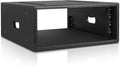 Sound Town 4U PA/DJ Rack/Road Case with 4-Space, Industry-Grade 0.7" (18mm) Plywood with Polyurea Coating, 19.7" Rackable Depth - Pro Tour Grade (STRCP-4U)