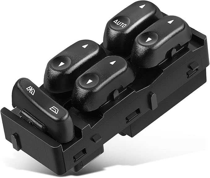 A-Premium Master Power Window Switch Compatible with 2002-2003 Ford F-150 F150 Crew Cab Pickup 4.2L 4.6L 5.4L, Front Left Driver Side, Replace# 2L3Z14529BAA