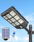 JAYNLT Y-3600W Solar Street Lights Outdoor,360000LM 6500K Parking Lot Lights Commercial, Waterproof Dusk to Dawn Solar Security Flood Lamps Motion Sensor for Driveway,Basketball Court