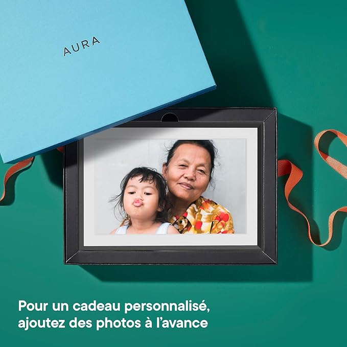 Aura Digital Picture Frame - 10.1" HD Mat Display | Wirecutter's Best Digital Frame for Gifting | Text Photos Directly to Your Frame from Anywhere | Quick & Easy Setup Over WiFi - Free App | No Fees