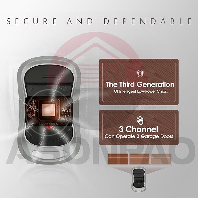 Genie Garage Door Opener Remote G3T-A G3T-R G3T-BX Intellicode【10-Year-Warranty】