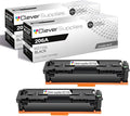 CS Replacement Compatible with HP Color Pro MFP M283fdw Toner Cartridge W2110A to use with Color Pro MFP M283cdw M282nw M2255nw M283fdn (Black, 2-Pack)