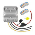 DC 12V to 24V 10A 240W Boost Converter, Waterproof Voltage Regulator Power Supply Module with Fuse, for Golf Cart, Club Car, LED Strip Light, Automotive, Solar System