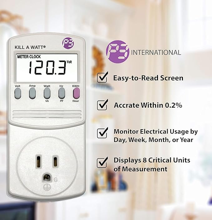 4-Pack P3 P4400 Kill A Watt Electricity Usage Monitor (4-Pack)